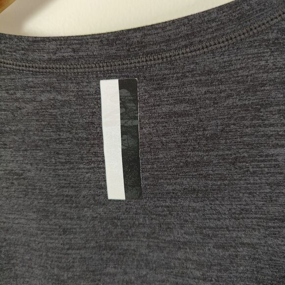 Rhoback Shirt Mens Large Navy Blue Heather Performance Athletic Stretch Golf - Picture 4 of 7